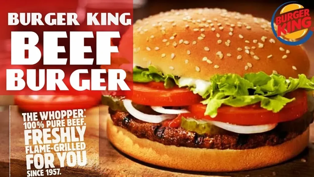 Burger King Beef Burger speisekarte
