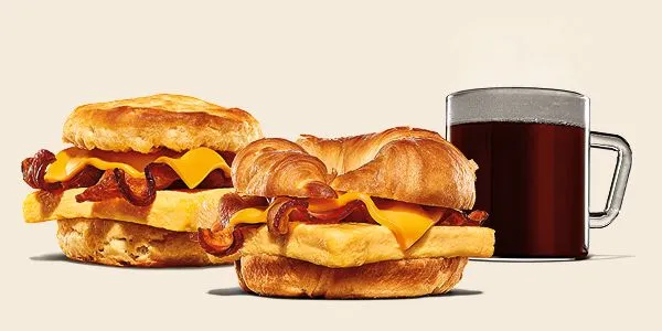 Burger King Frühstück Sandwiches