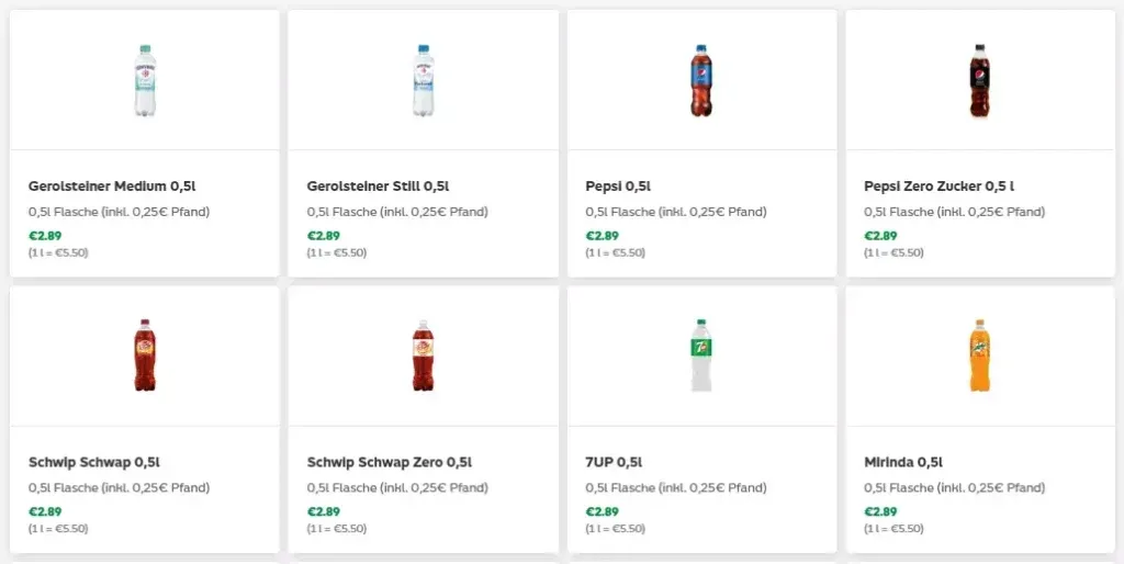 Subway Preise