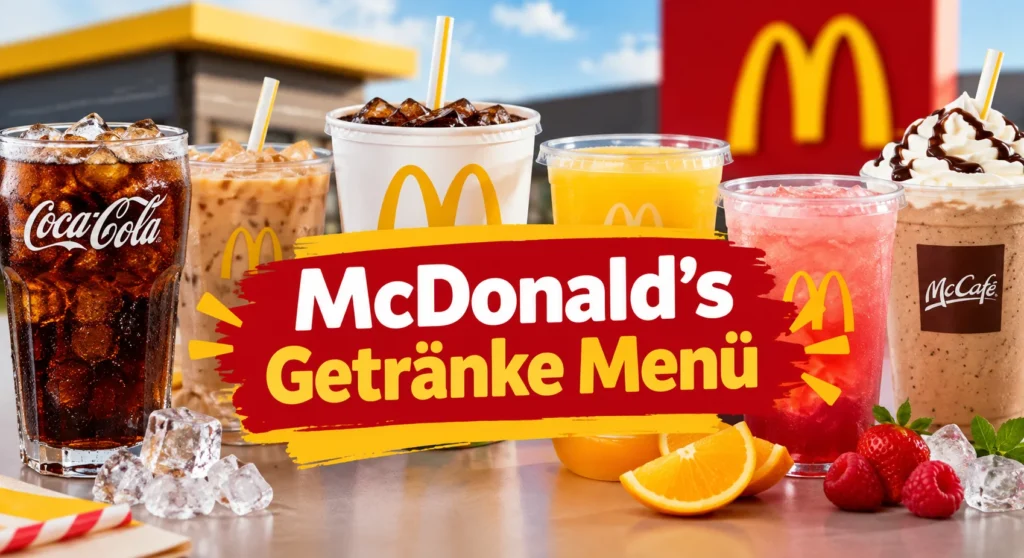 McDonalds Getranke Menu