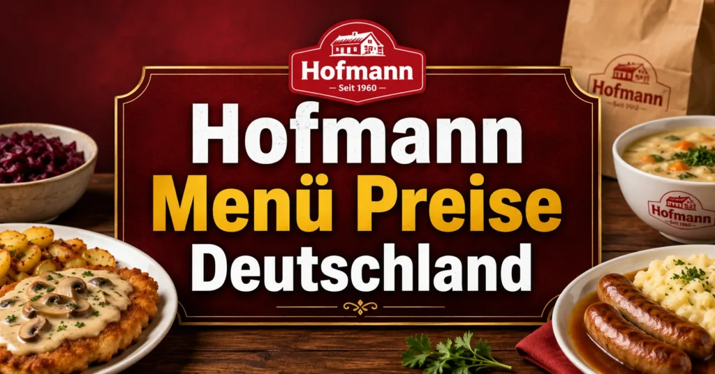 Hofmanns Menü Preise Deutschland