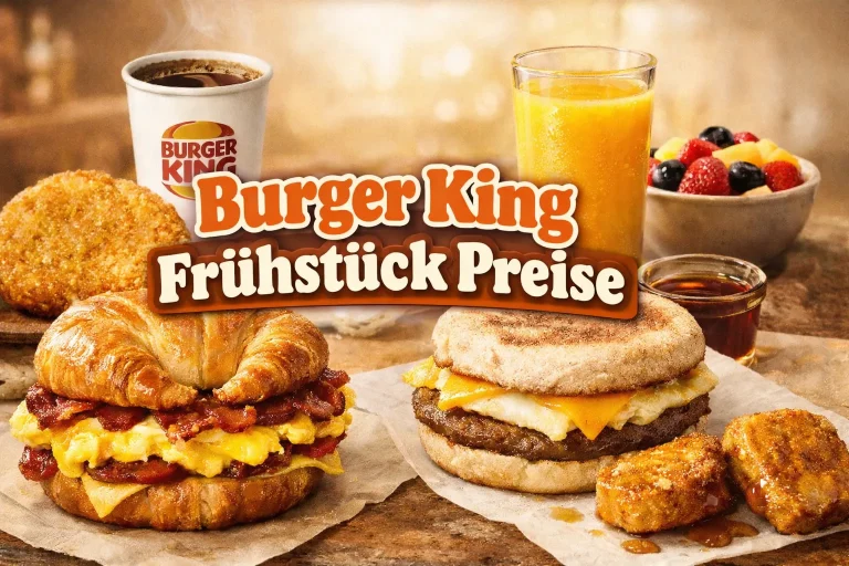 Burger King Frühstück Preise