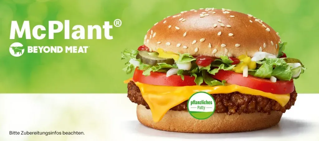 Mcdonald’s Speisekarte – McPlant