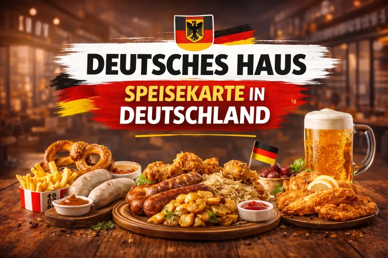 Deutsches Haus Speisekarte in Deutschland